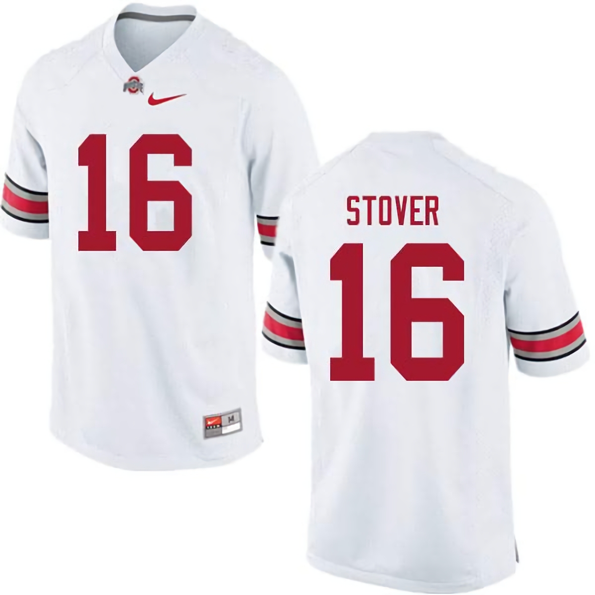 Cade Stover Ohio State Buckeyes Men's NCAA #16 Nike White College Stitched Football Jersey ETH0456HA